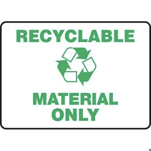 Accuform Recycle, Aluma-Lite, 10 in x 14 in MRCY508XL - main